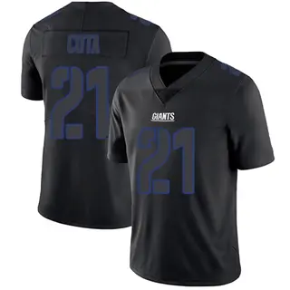 New York Giants Men's Chase Cota Limited Jersey - Black Impact