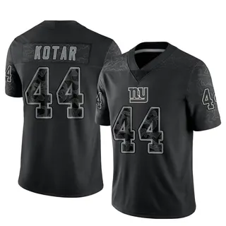 New York Giants Men's Doug Kotar Limited Reflective Jersey - Black