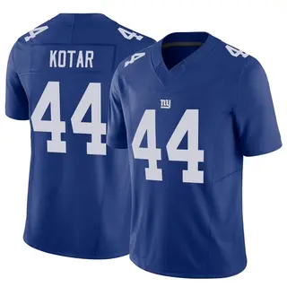 New York Giants Men's Doug Kotar Limited Vapor F.U.S.E. Jersey - Royal