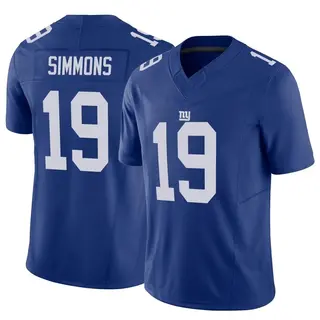 New York Giants Men's Isaiah Simmons Limited Vapor F.U.S.E. Jersey - Royal