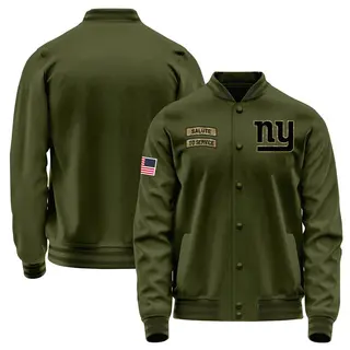 New York Giants Men's Salute to Service Sideline Performance Jacket - Olive