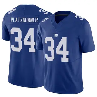 New York Giants Men's Sandro Platzgummer Limited Vapor F.U.S.E. Jersey - Royal