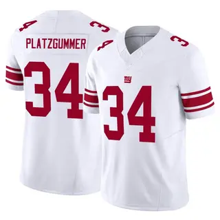 New York Giants Men's Sandro Platzgummer Limited Vapor F.U.S.E. Jersey - White