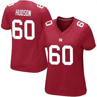 New York Giants Women's Bryan Hudson Game Alternate Jersey - Red