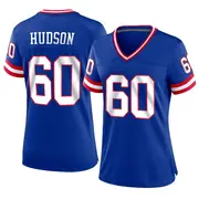 New York Giants Women's Bryan Hudson Game Classic Jersey - Royal