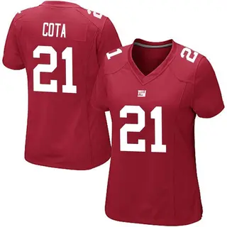 New York Giants Women's Chase Cota Game Alternate Jersey - Red