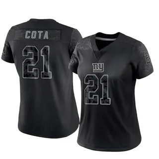 New York Giants Women's Chase Cota Limited Reflective Jersey - Black