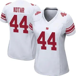 New York Giants Women's Doug Kotar Game Jersey - White