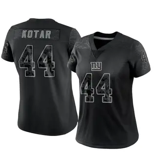 New York Giants Women's Doug Kotar Limited Reflective Jersey - Black