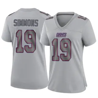 New York Giants Women's Isaiah Simmons Game Atmosphere Fashion Jersey - Gray