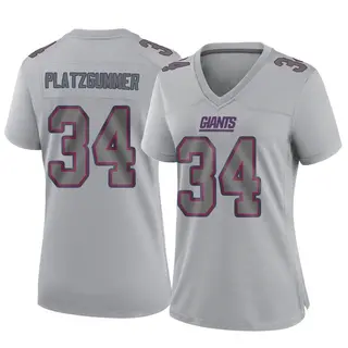 New York Giants Women's Sandro Platzgummer Game Atmosphere Fashion Jersey - Gray