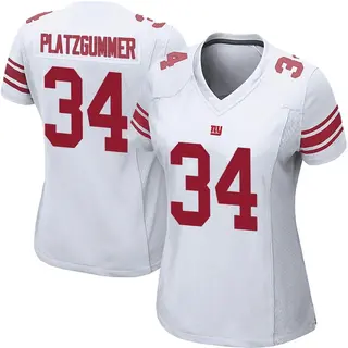 New York Giants Women's Sandro Platzgummer Game Jersey - White