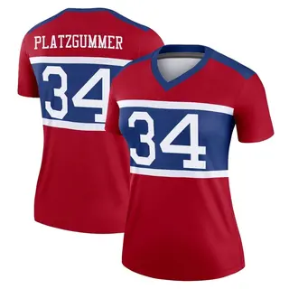 New York Giants Women's Sandro Platzgummer Legend Century Alternate Jersey - Red