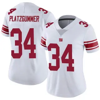 New York Giants Women's Sandro Platzgummer Limited Vapor Untouchable Jersey - White