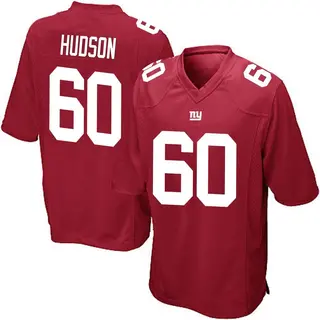 New York Giants Youth Bryan Hudson Game Alternate Jersey - Red