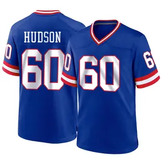 New York Giants Youth Bryan Hudson Game Classic Jersey - Royal