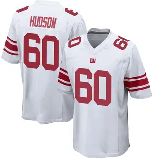 New York Giants Youth Bryan Hudson Game Jersey - White