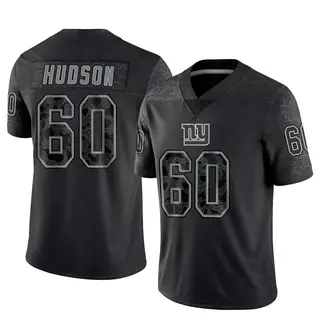 New York Giants Youth Bryan Hudson Limited Reflective Jersey - Black