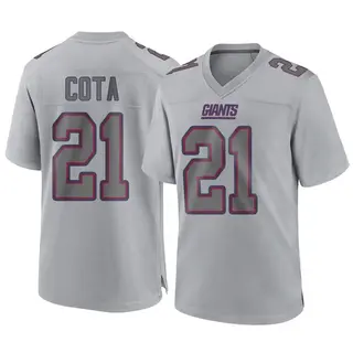 New York Giants Youth Chase Cota Game Atmosphere Fashion Jersey - Gray