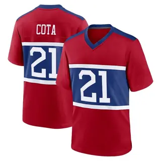 New York Giants Youth Chase Cota Game Century Alternate Jersey - Red