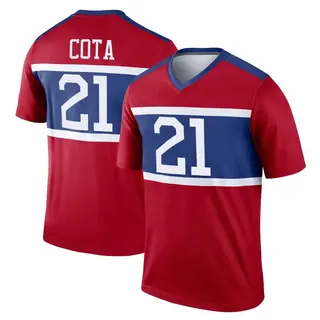 New York Giants Youth Chase Cota Legend Century Alternate Jersey - Red