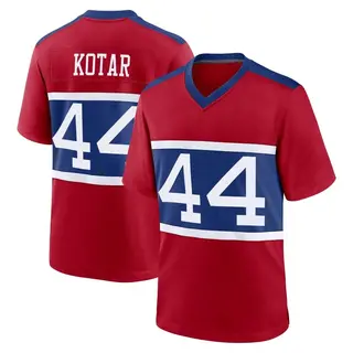 New York Giants Youth Doug Kotar Game Century Alternate Jersey - Red