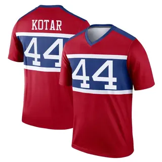 New York Giants Youth Doug Kotar Legend Century Alternate Jersey - Red