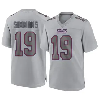 New York Giants Youth Isaiah Simmons Game Atmosphere Fashion Jersey - Gray