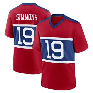 New York Giants Youth Isaiah Simmons Game Century Alternate Jersey - Red