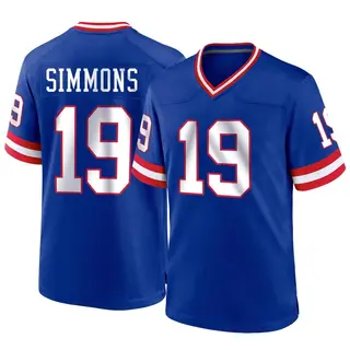 New York Giants Youth Isaiah Simmons Game Classic Jersey - Royal