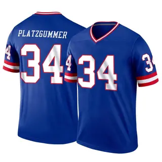 New York Giants Youth Sandro Platzgummer Legend Classic Jersey - Royal